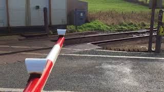 Crundale Level Crossing Pembs Thursday 15022018 [upl. by Neitsirhc403]