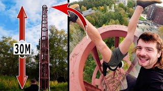 HANDSTAND auf 30 METERN PARKOUR auf Zeche Zollverein in ESSEN  Jan Schlappen [upl. by Eelsnia]