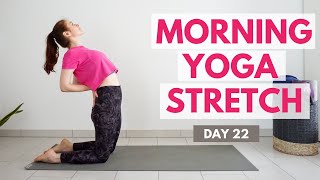 10 MIN MORNING YOGA To Feel Your Best  30 Day Morning Yoga Challenge  DAY 22 [upl. by Cassilda]