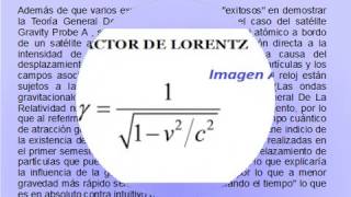 TEORIA DE LA INVARIANZA ESPACIO TEMPORAL [upl. by Essirahs836]