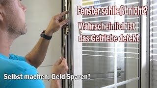 AUBI Fenster lässt sich nicht schließen Getriebe ersetzen und Geld Sparen [upl. by Monroy]