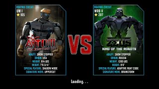 Real Steel WRB Atom Vs Zeus [upl. by Yelssew]