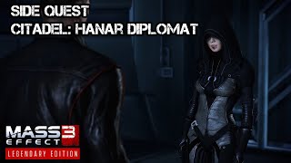 Mass Effect 3 Legendary Edition  Side Quest 12  Citadel Hanar Diplomat [upl. by Yelyak]