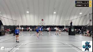 Live powered by Swish Live app FROSTBITE VS STORM 18U [upl. by Ynavoeg]