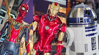 New Fanhome Marvel Star Wars Model Kits figures on display nycc 2024 [upl. by Rusell228]