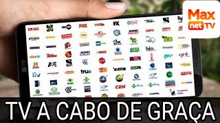 NOVO APLICATIVO PARA ASSISTIR TV A CABO DE GRAÇA NO CELULAR [upl. by Henigman576]