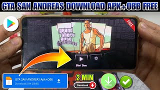 GTA SAN ANDREAS DOWNLOAD ANDROID  HOW TO DOWNLOAD GTA SAN ANDREAS IN ANDROID FREE  GTA SAN ANDREAS [upl. by Nortna]