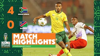 HIGHLIGHTS  South Africa 🆚 Namibia TotalEnergiesAFCON2023  MD2 Group E [upl. by Htebizile]