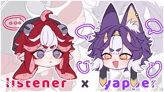 yapper x listener  MEMETrend  new ocs ♡ [upl. by Gracye710]