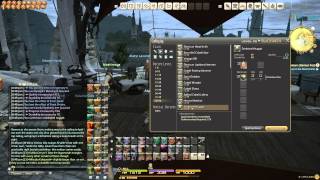 FFXIV A Realm Reborn  Crafting  Macro HQ 50 material from NQ Ingredients [upl. by Edeline]