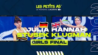 Les Petits As 2022  Highlights Girls Final  Hannah Klugman vs Julia Stusek [upl. by Ardussi]