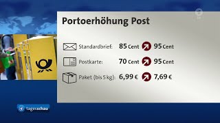 95 statt 85 Cent  Briefmarken und Pakete werden ab 2025 teurer [upl. by Neddra]