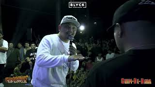 Pistolero vs Batang Rebelde  Gulpi De Bara  BLVCKOUT RAP BATTLE [upl. by Eerahc]