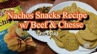 Nachos Recipe with Beef and Cheese [upl. by Greggs]