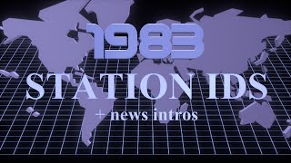 TV Station IDs during 1983  news intros [upl. by Harri]