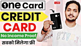 One Card Credit Card 2024  One Card Credit Card Apply  One Card Kaise Banaye [upl. by Hanover60]