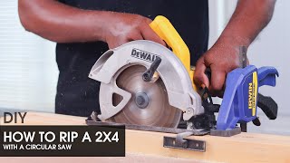 How to Rip a 2x4 with a Circular Saw [upl. by Imoen]