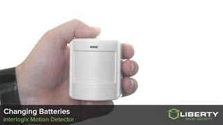 Changing Batteries  Interlogix Motion Detector [upl. by Ttesil]