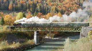 Wälderbähnle Scheinanfahrt Sporeneggbrücke Dampfzug Abdampfen 2024 U 25 [upl. by Isherwood460]