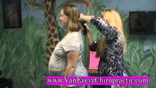 Gentle Chiropractic Pregnancy adjustment and new born baby adjustment in Royal Oak at Van Every [upl. by Mcgray]