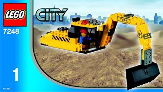 LEGO instructions  City  Construction  7248  Digger Book 1 [upl. by Vivl27]