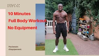 10 minutes full body workout intensity cardioNo Equipement [upl. by Del268]