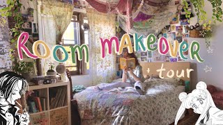 room makeover amp tour  pinterest inspired aesthetic indie maximalist [upl. by Kareem747]