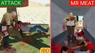 INDIAN BIKE DRIVING 3D MR MEAT ATTACK IN CITY100 PEOPLE KILL MR MEAT IN INDIAN BIKE D3 [upl. by Leblanc655]