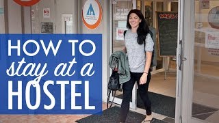 Everything you need to know about STAYING AT A HOSTEL [upl. by Danas]