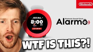 WTF IS THIS…Nintendo Sound Clock Alarmo – Announcement Trailer  REACTION [upl. by Lancey]