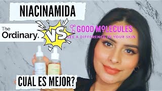 THE ORDINARY VS GOOD MOLECULES CUAL ES LA MEJOR NIACINAMIDA Natural Glam con Erika [upl. by Meeks]