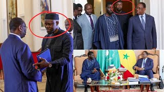 Première rencontre entre le Président Bassirou Diomaye Faye Ousmane Sonko et Macky SALL au Palais [upl. by Antonino452]