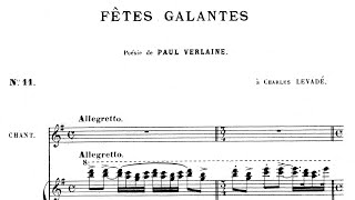 Fêtes galantes R Hahn  Piano Accompaniment [upl. by Seugirdor]