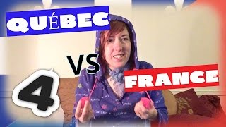 Québec VS France  4 Anglicismes  accent québécois [upl. by Bollen]