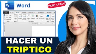 Como Hacer Un Triptico En Word 2024 [upl. by Seda]