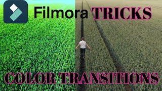 Filmora Tutorial Color Transitions [upl. by Koeninger]