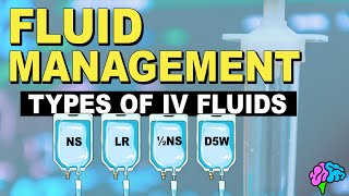 Types of IV Fluid  Fluid Management [upl. by Esorlatsyrc]