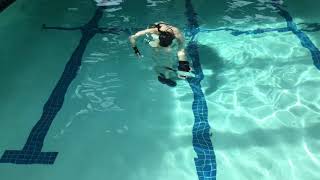 Swimming  Quadriplegic  Oct 2018 [upl. by Scevo]