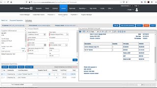 A Short Demo of Concur Invoice [upl. by Adnaluoy448]