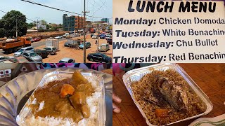 BUSY CITY VIEWS amp BUYING GAMBIAN FOOD ON THE STREET  GAMBIA DAILY VLOG 10 [upl. by Haldane]