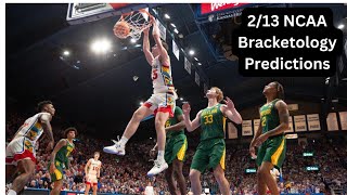 213 NCAA Bracketology Predictions [upl. by Erhart]