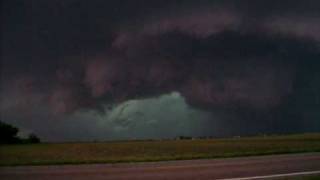 May 29th 2008 tornadic supercell Kearney Nebraska [upl. by Nwahsaj]