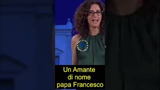 Papa Francesco sintonizzato con il nome dellamante Teresa Mannino [upl. by Einohtna297]