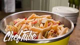 Comment faire une Salade de Pâtes  Recette dans la description [upl. by Oetam]