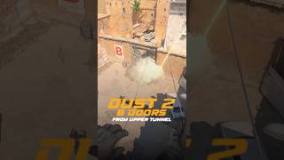 Dust2 B Doors Smoke from Upper Tunnel cs2 gaming guide [upl. by Anagnos]