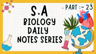 learnit72 SA Biology Daily notes series part 23 [upl. by Abbott]