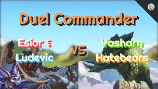 Esior amp Ludevic vs Yasharn Hatebears Duel CommanderEDH  Magic The Gathering [upl. by Ynnus]