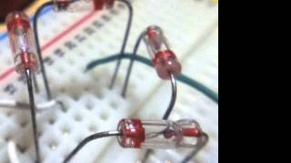 Passive ring modulator on a Breadboard [upl. by Lindley]