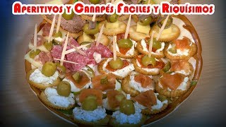 Aperitivos y Canapes Riquisimos Faciles Sin Horno y Super Rapidos [upl. by Portingale]