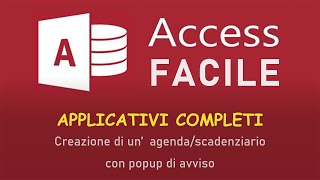 Applicativo Completo  Agenda e Scadenziario con popup avvisi [upl. by Linell770]